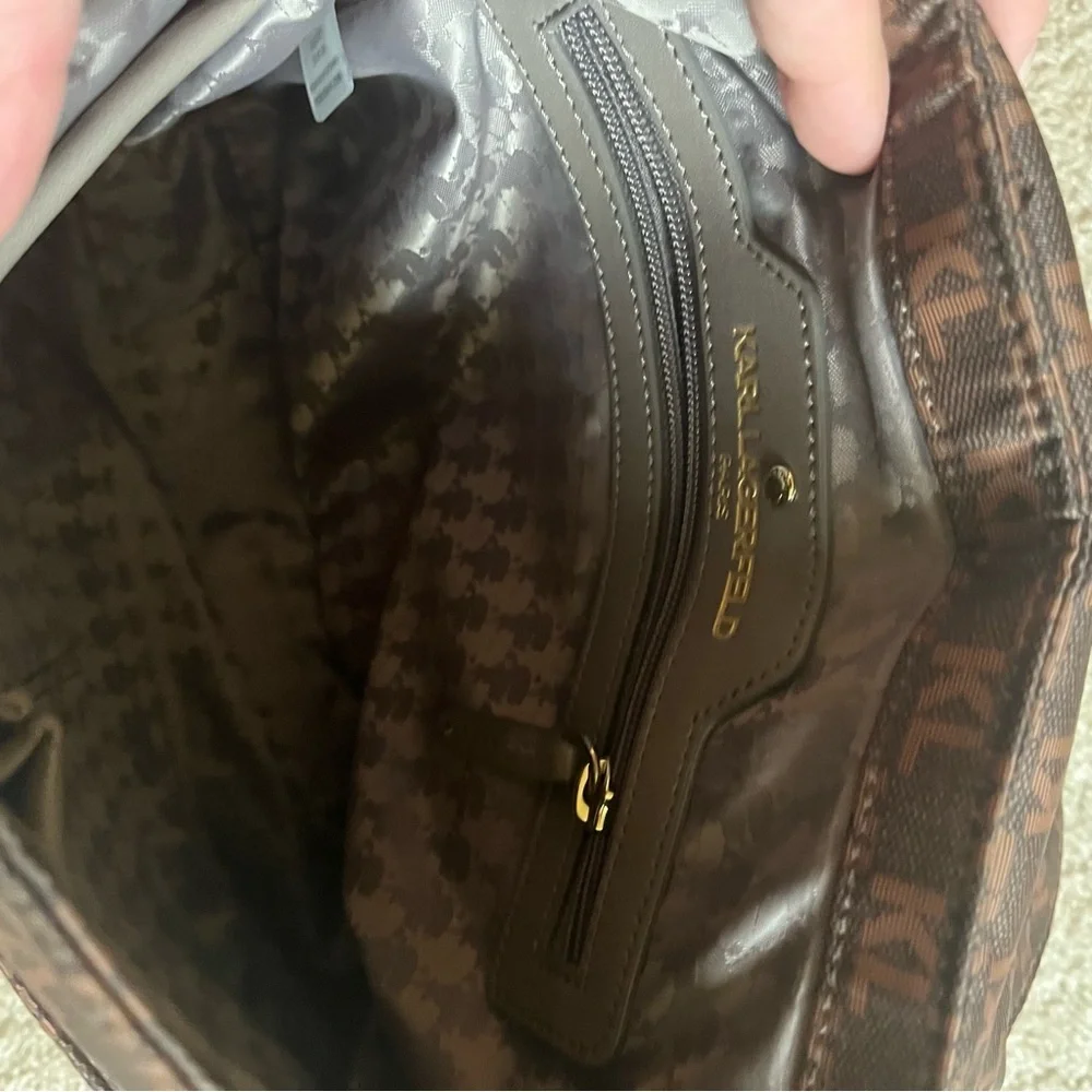 🤎✨ Karl Lagerfeld Paris Monogram Crossbody Bag ✨🤎 *cross-listed* - Picture 5 of 9